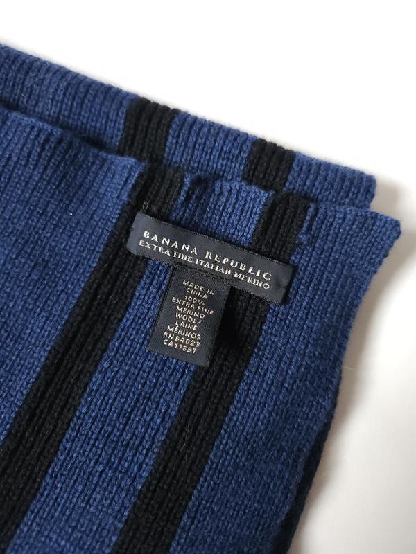 Unisexe Banana Republic Écharpe Bleu Marine Laine