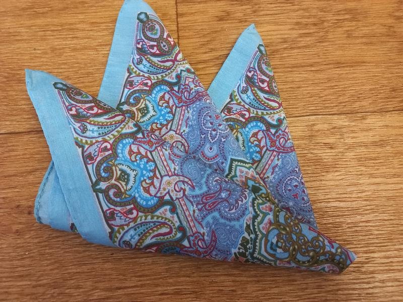 Men Navyboot Scarf Green Cotton