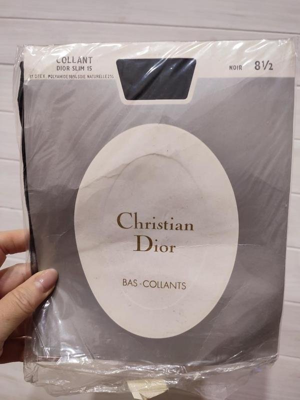 Women Christian Dior Tights Black 38 / M / 46