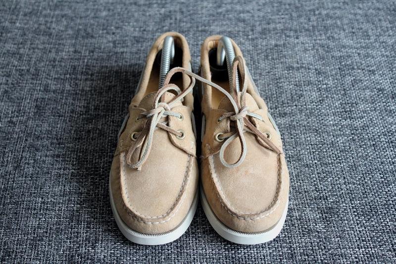 Женские Sebago Лоферы Хаки Замша 37