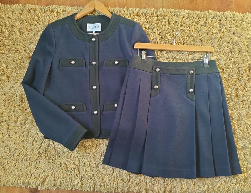 Women Claudie Pierlot Suit Black Wool 38 / M / 46