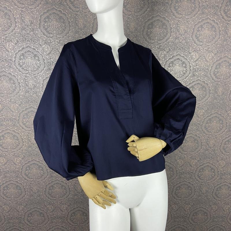 Damen Madewell Hemd Marineblau Baumwolle 38 / M /