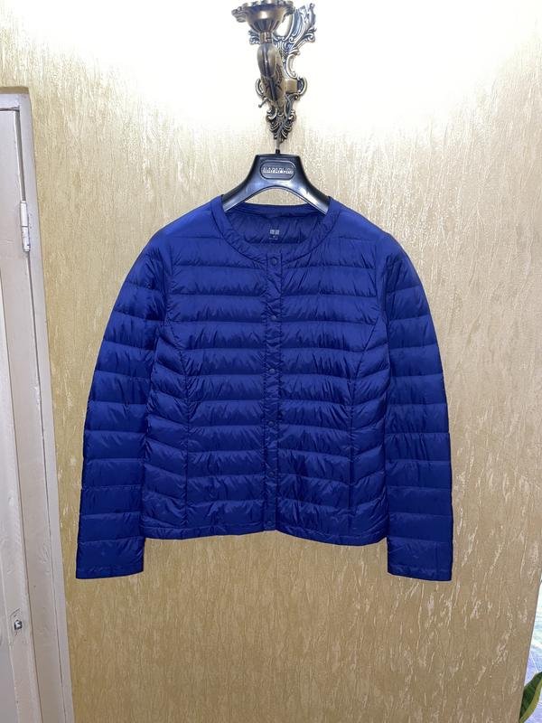 Donna Uniqlo Piumino Blu Navy M