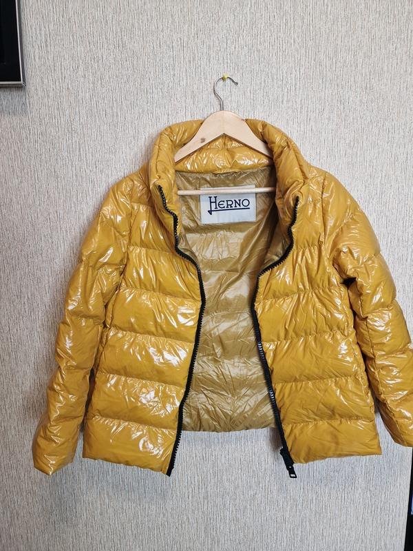 Женский Herno Пуховик Оранжевый 36 / S / 44