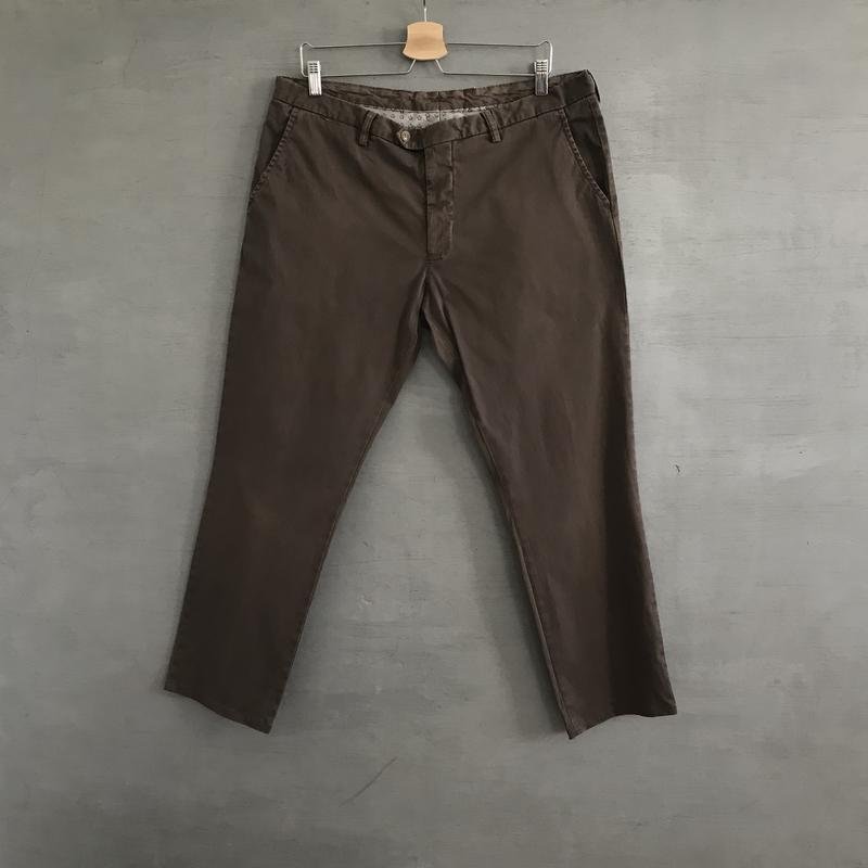 Мужские Boggi Milano Брюки Коричневый Хлопок 40 /