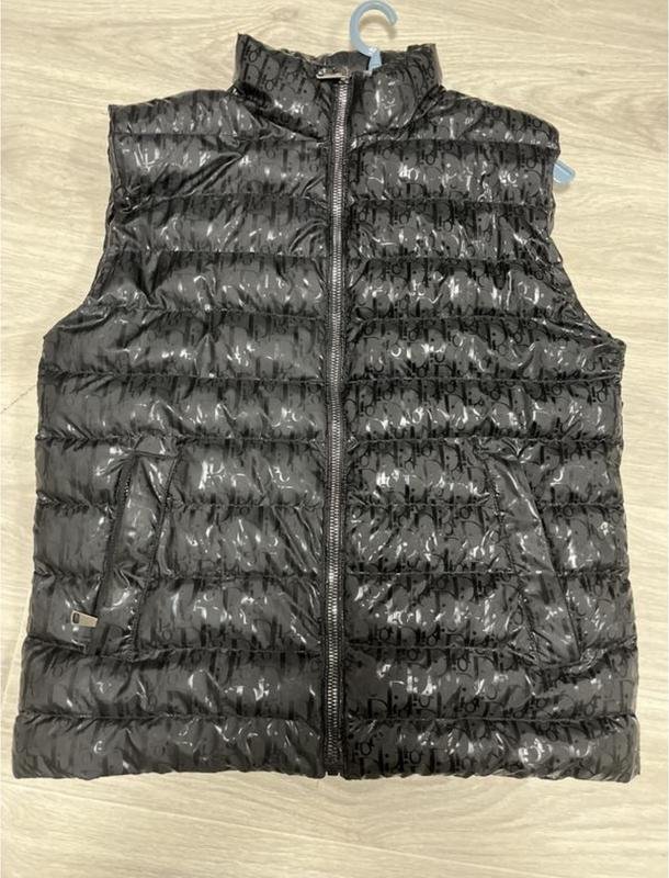 Women Christian Dior Vest Black Polyester 40 / L /
