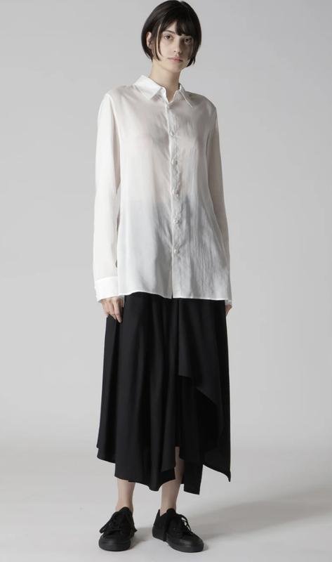 Женская Yohji Yamamoto Юбка Чёрный Вискоза 34