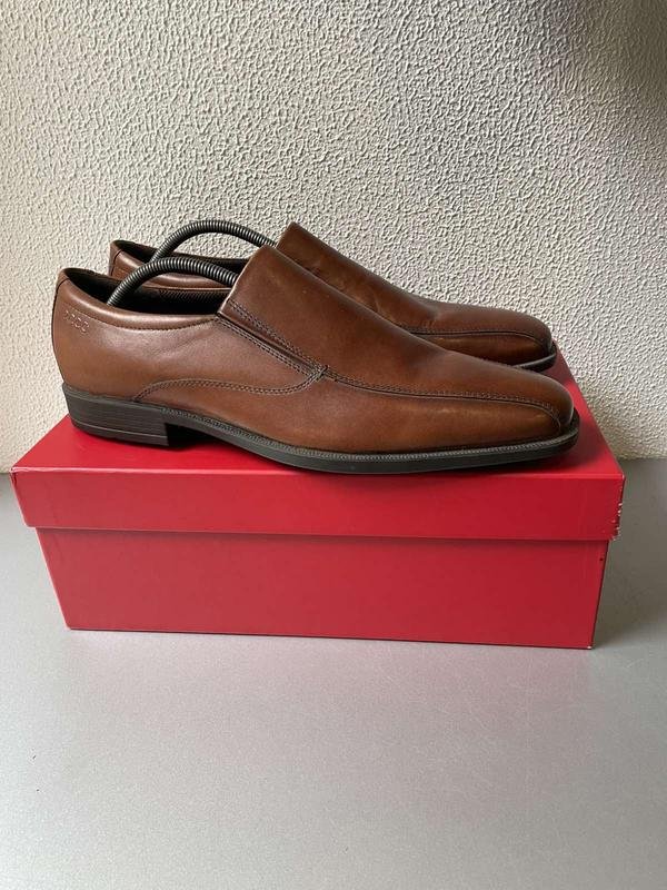 Herren Ecco Absätze Braun Leder 46
