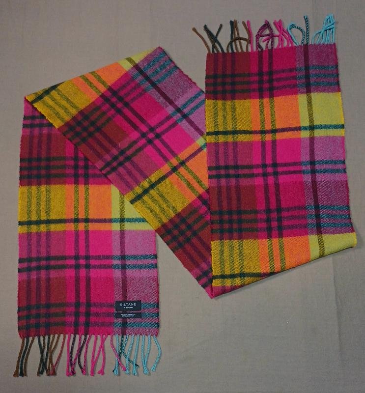 Women Kiltane Scarf Multicolor Wool