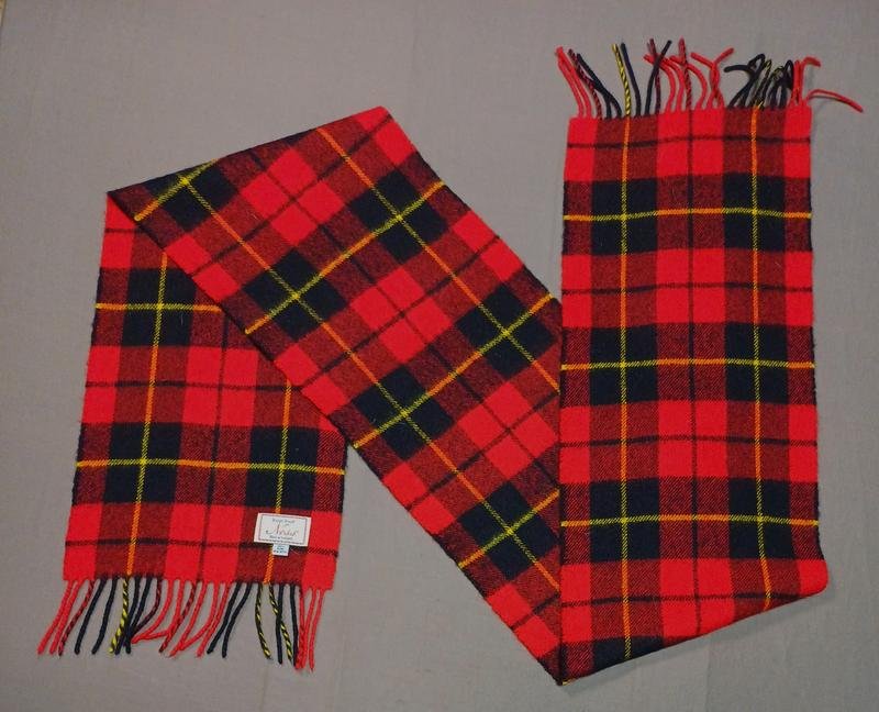 Унисекс Ness Шарф Чёрный Шерсть