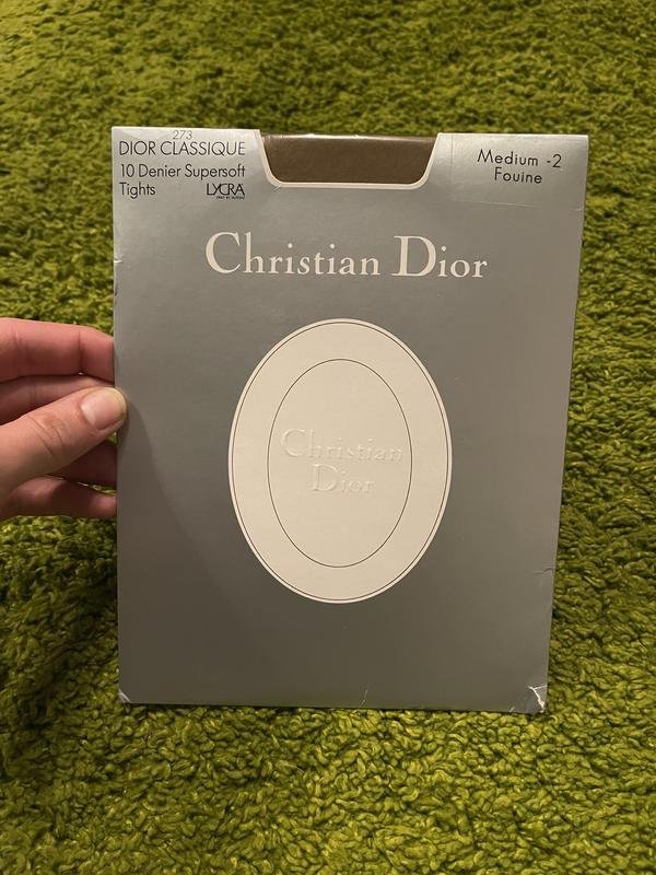 Women Christian Dior Tights Beige 38 / M / 46