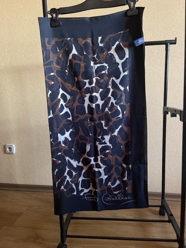 Damen Paul Costelloe Schal Schwarz Seide
