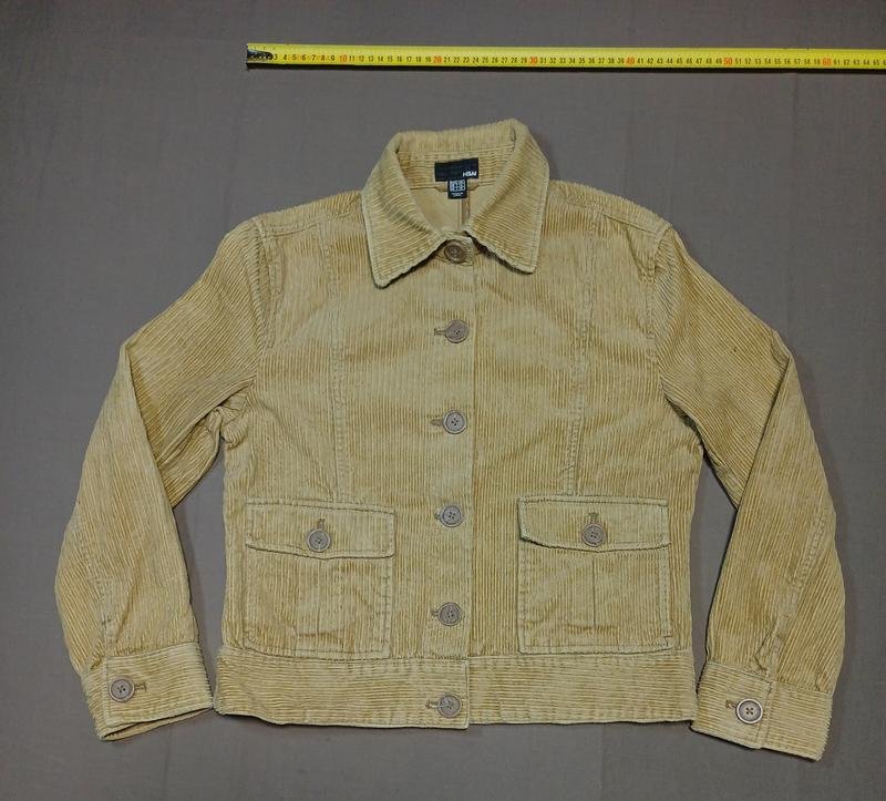 Женский H&M Пиджак Бежевый Хлопок 36