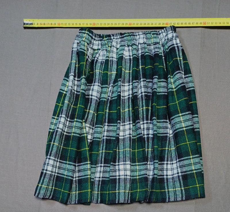 Женская Vintage Юбка Чёрная Шерсть 36