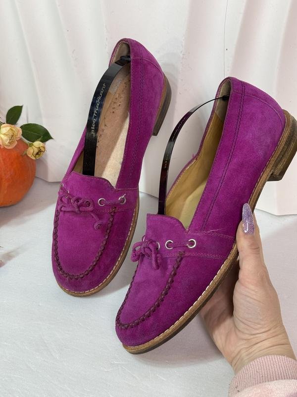 Women Vero Cuoio Loafers Fuchsia Suede 40.5