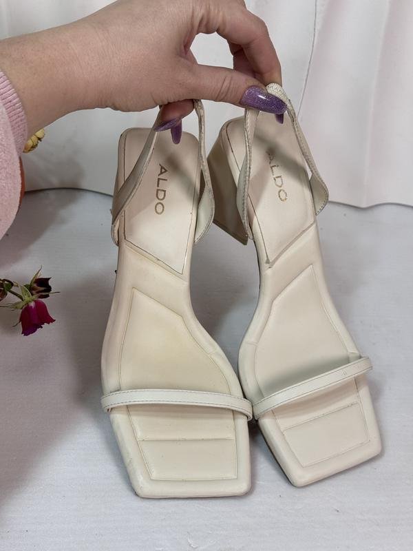 Женские ALDO Босоножки Белые Кожаные 38