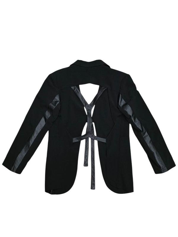 Femme Stefano Blazer Noir Polyester 38 / M / 46