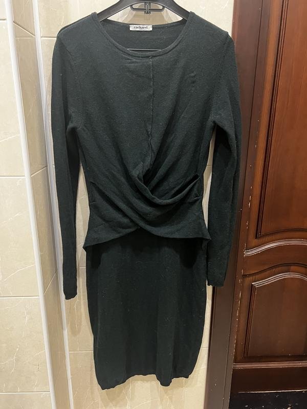 Женское Cacharel Платье Зелёный Вискоза 38