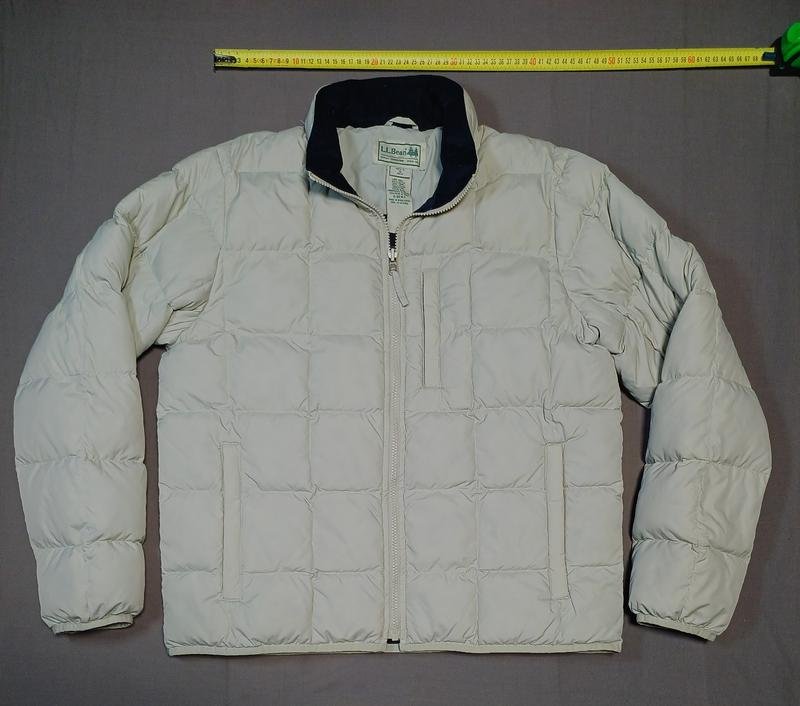 Men L.L. Bean Jacket Grey Nylon 38 / M / 46