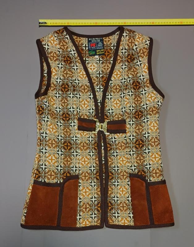 Femme Pony Rider Gilet Beige Suède 36