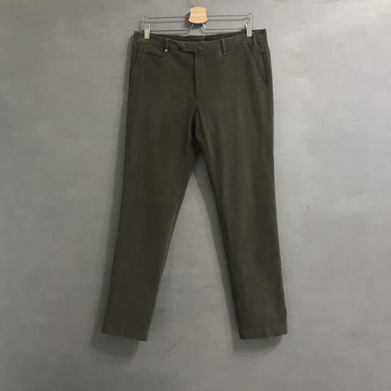 Мужской Corneliani Джинсы Хаки Хлопок 33 / L / 48