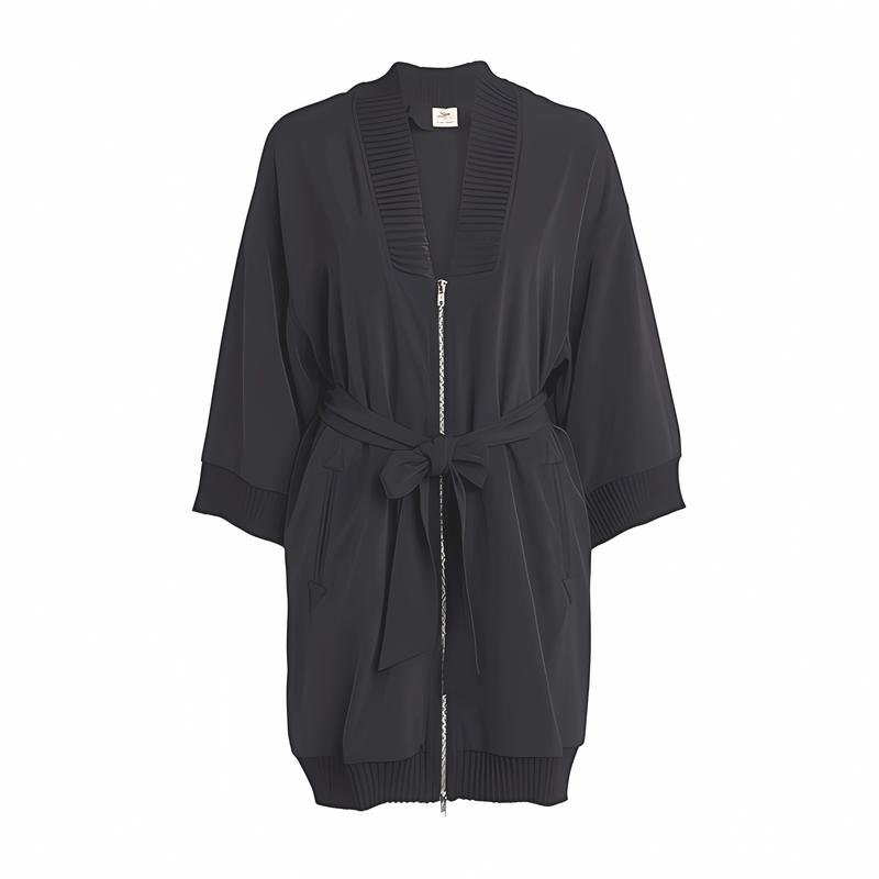 Femme Jean Paul Gaultier Pull Noir Polyester 36