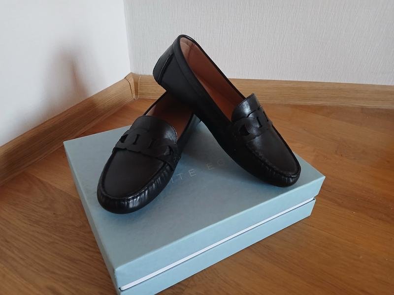 Women Cole Haan Loafers Black Leather 37