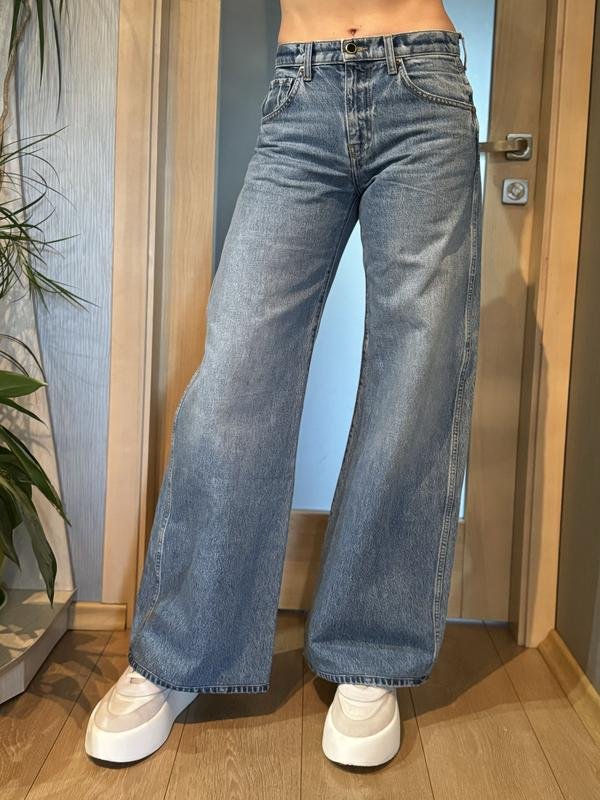 Женские KHAITE Джинсы Синий 25