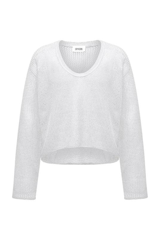 Herren DRYKORN Pullover Weiß 38 / M / 46