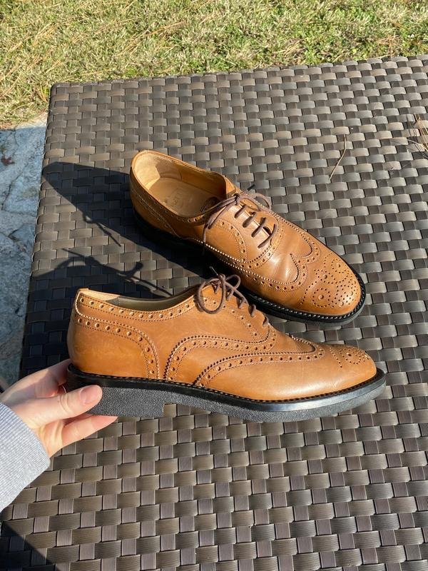 Herren Barrett Absätze Braun Leder 40