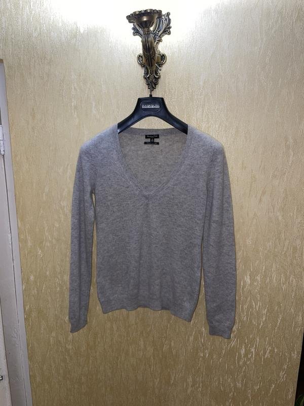 Herren Massimo Dutti Pullover Grau Kaschmir 36 / S