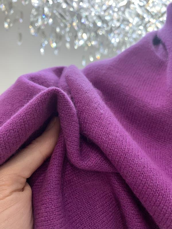 Women Navyboot Scarf Purple Cashmere