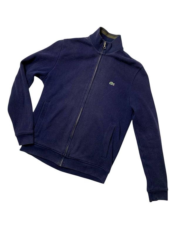 Men Lacoste Olympic Jacket Navy Cotton 36 / S / 44