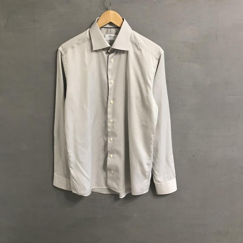 Мужской Eton Рубашка Бежевый Хлопок 38 / M / 46