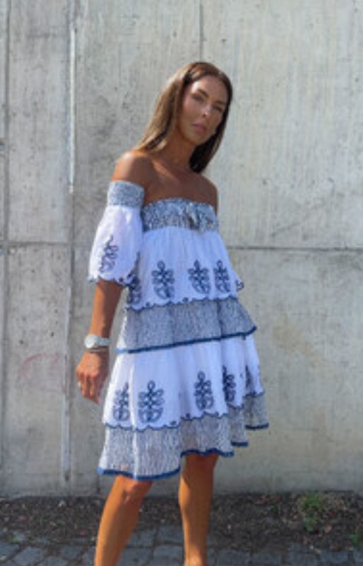 Femme Chloé Robe Blanche Coton 38 / M / 46