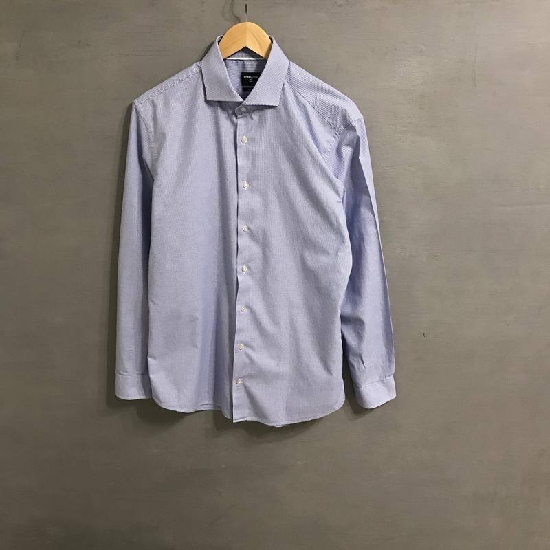 Мужской Strellson Рубашка Белая Хлопок 40 /L / 48