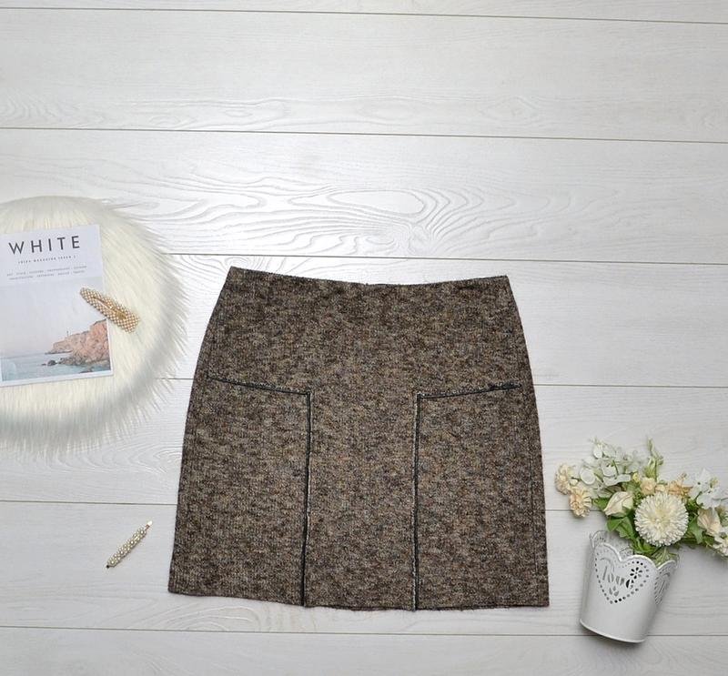 Donna Cinque Gonna Multicolore Acrilico Lana