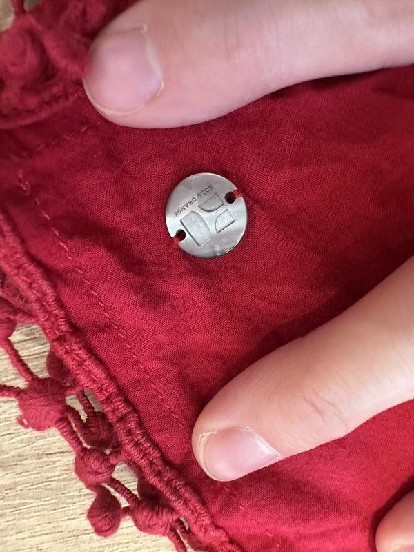 Женский BOSS Orange Шарф Красный