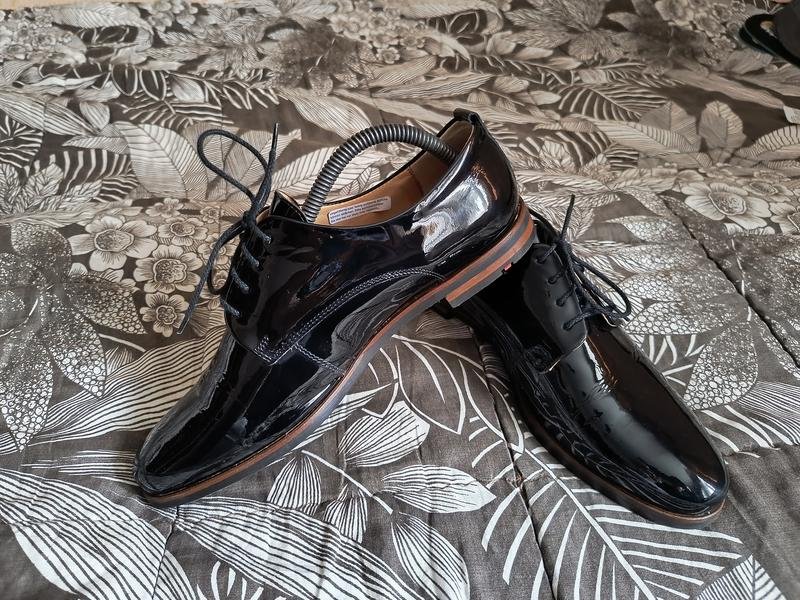 Женские Lloyd Туфли Чёрные Лакированная Кожа 40