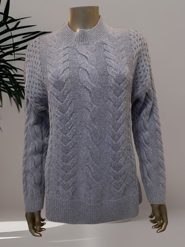Женский Massimo Dutti Свитер Серый Полиэстер 36