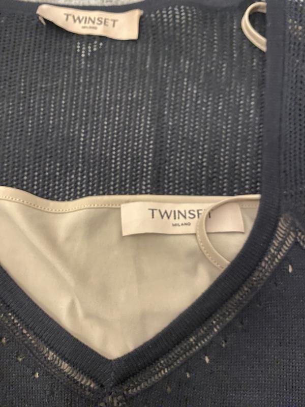 Женское Twin-Set Платье Чёрный Вискоза 36 / S / 44