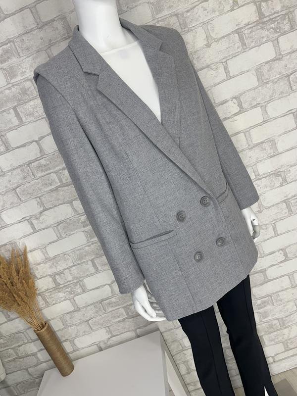 Женский Gestuz Пиджак Серый Шерсть 36