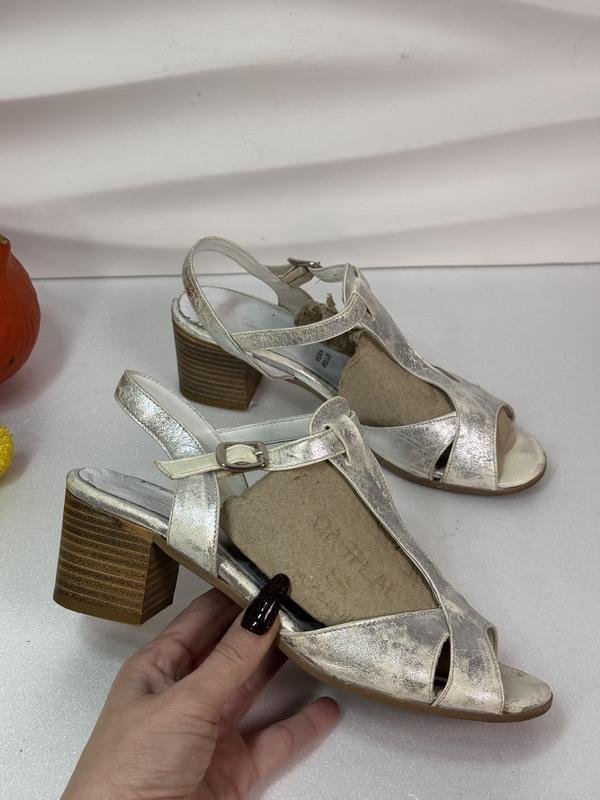 Женские Stella Milani Босоножки Серебристый Кожа