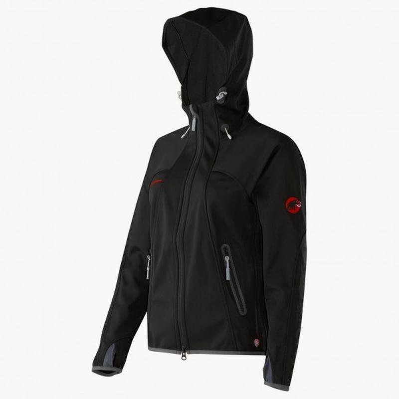 Women Mammut Jacket Black Softshell 34 / XS / 42