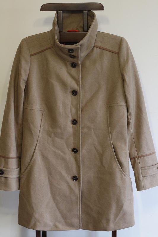 Donna Cinque Cappotto Beige Lana 34 / XS / 42