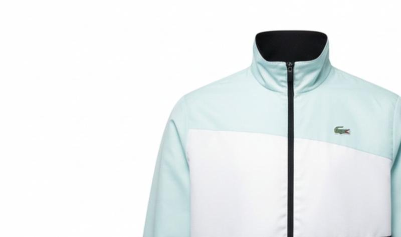 Homme Lacoste Veste Blanche Micro-Ripstop 36 / S /
