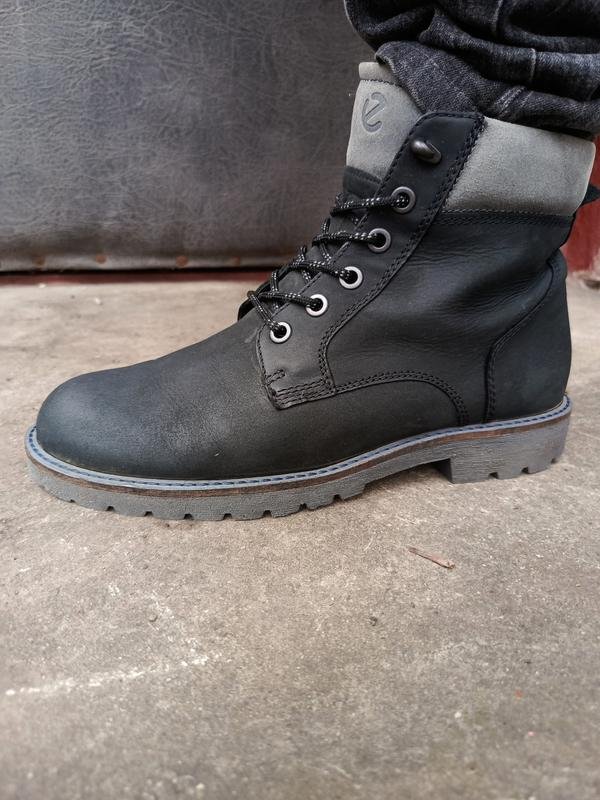 Herren Ecco Stiefel Schwarz 40