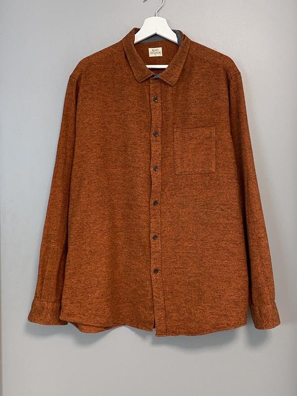 Мужской ACW85 Сорочка Оранжевый Хлопок 42 / XL /