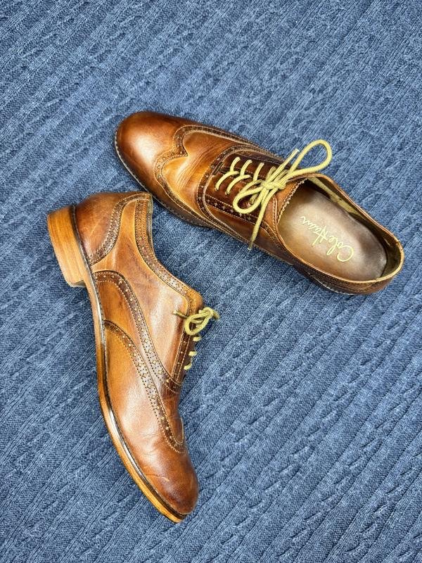 Женские Cole Haan Оксфорды Коричневый Кожа 37.5