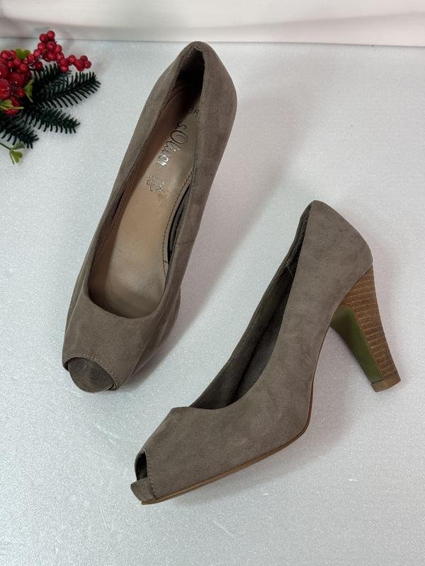 Women s.Oliver Heels Brown 36